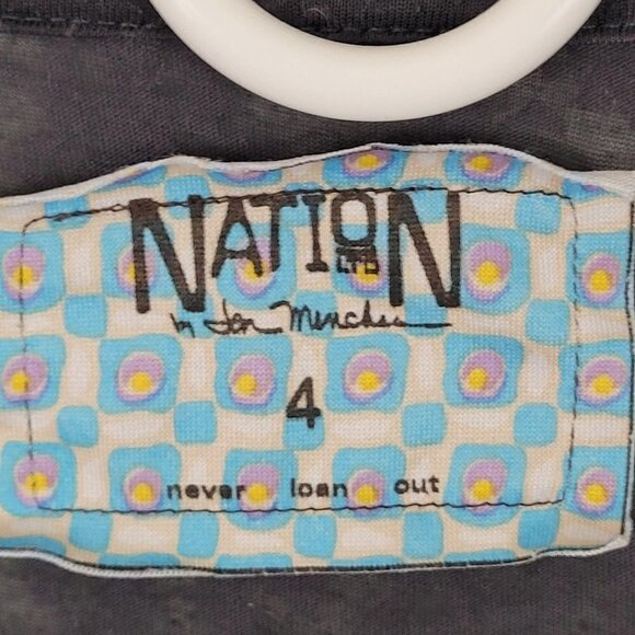 Nation by Jon Menshen Large Dark Gray Long Sleeve - Picture 2 of 4